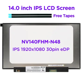 14,0 IPS LCD екран за лаптоп NV140FHM-N48 Подходящ B140HAN04.0 N140HCA-EBA За Lenovo ideapad 330S-14IKB 330S-14AST 1920x1080 30pin eDP