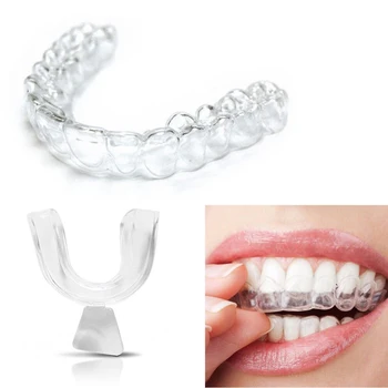 2/4 бр. Силиконова Защита За Устата Ортодонтски Тиранти скърцане със зъби Избелване на Зъби Тава За Устата Спортен Бокс Защита на устната Кухина на Зъб...