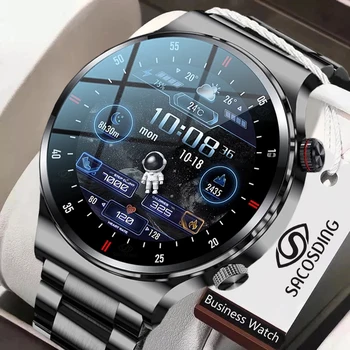 2022 Новите смарт часовници с Bluetooth-разговори, мъжки спортни фитнес-часовник с пълен сензорен екран, Bluetooth, Подходящи за смарт часа Android и iOS