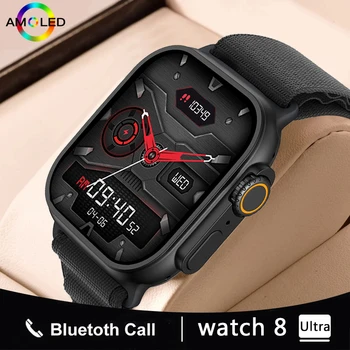 2022 Новост За Apple watch ultra Series 8 Спортни Умни часовници, Умен Часовник Ultra NFC Bluetooth Предизвикателство Спортни часовници Безжична Зареждане