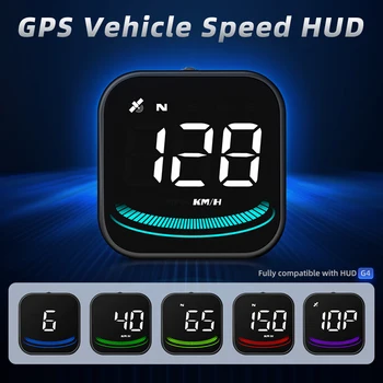 G4 Авто HUD GPS Head Up Дисплей Автомобилен Проектор Скоростомер С Компас, Алармени системи, Автомобилни Вътрешни Електронни Аксесоари