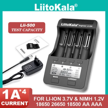 liitokala lii 500 M4 pd2 pd4 18650 батерия зарядно устройство за 1,2 На 3,7 На Нимх 26650 21700 18350 18500 14500 AA AAA Батерии