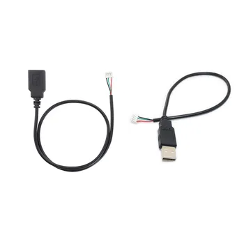 USB към PH2.0/PH1.5 Удлинительный кабел Адаптер Удлинительный USB Кабел-терминал Кабел за пренос на данни USB 2.0 4-пинов Проводник на Кабел за предаване на данни