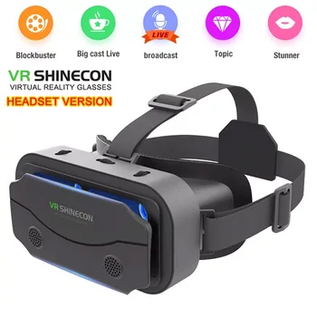 VR Каска G13 3D Очила за Виртуална Реалност Каска За 5-7 Инч(И) Смартфон Смартфон Очила Слушалки Viar Видеоигри Бинокъл