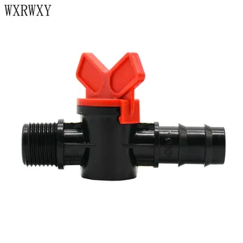 wxrwxy Градински маркуч мъжки от 1/2 до 3/4 маркуч с клапан за поливане на градински кран 20 мм, кран кран Регулатор за Поливане 2 бр