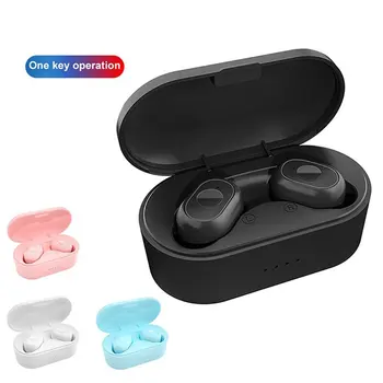 Y80 Безжични Слушалки Bluetooth 5,0 ушите Стерео Музикални Слушалки Мини Преносими TWS Спортни Слушалки bluetooth слушалки