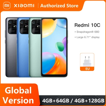 Глобалната версия на Xiaomi Redmi 10В 4 GB 64 GB/128 GB Смартфон Snapdragon 680 Восьмиядерный 6,71 