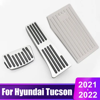 За Hyundai Tucson 2021 2022 NX4 Алуминиева Сплав Автомобили вземе подножието на Педала, Капачката на Резервоара за педала на Газта, Спирачна Накладка За Педали Аксесоари