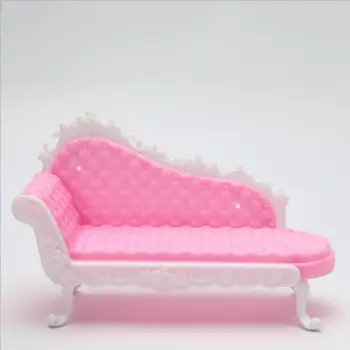 Модерен шезлонг Барби разтегателен Принцеса аксесоари за мебели Къща Мечта Разтегателен Фотьойл Мебели, Играчки Притворный Игралната Къщичка