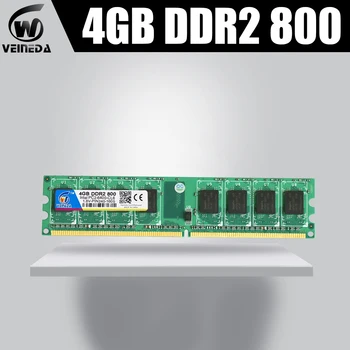 Модул памет VEINEDA ddr2 Настолен компютър 4gb DDR2 PC6400 533 667MHZ 4G DDR2 съвместим с 800MHZ 240pin