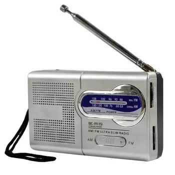 Нов 1 бр. Мини Радио на Батерии Коледен Подарък С Вграден говорител и Жак За слушалки За Родителите по-възрастни Роднини