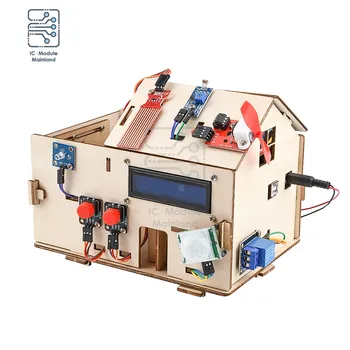 Обучителни комплекти Умен Дом Домашен комплект с нулева цена За Arduino САМ STEM Пълен набор от образци на софтуерни материали Етапи на сглобяване