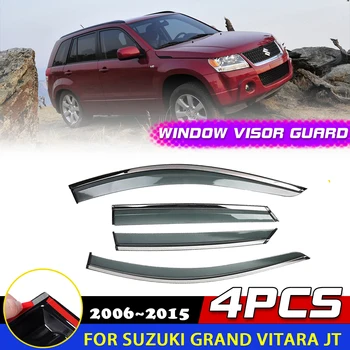 Прозорец Козирка за Suzuki Grand Vitara JT Escudo Nomade 5-Врати 2006 ~ 2015 Покривала от Дъжд Отразяваща Стикер за вежди Защитни Аксесоари