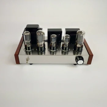 Семейството на 2,0 Ламповых усилватели САМ Kit 5U4C + 6H8C + 6P3P Корпус от неръждаема стомана Изходна мощност 2 *8 W AC110V/220V